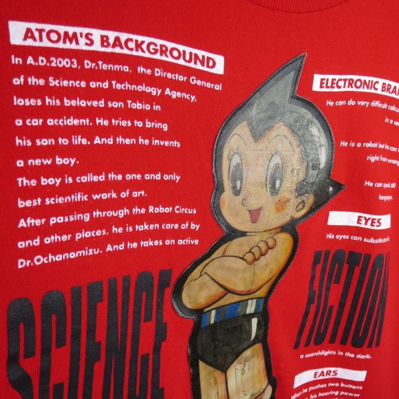 Vintage Astro Boy Holographic 3D T-shirt Size S Japan - Picture 7 of 12